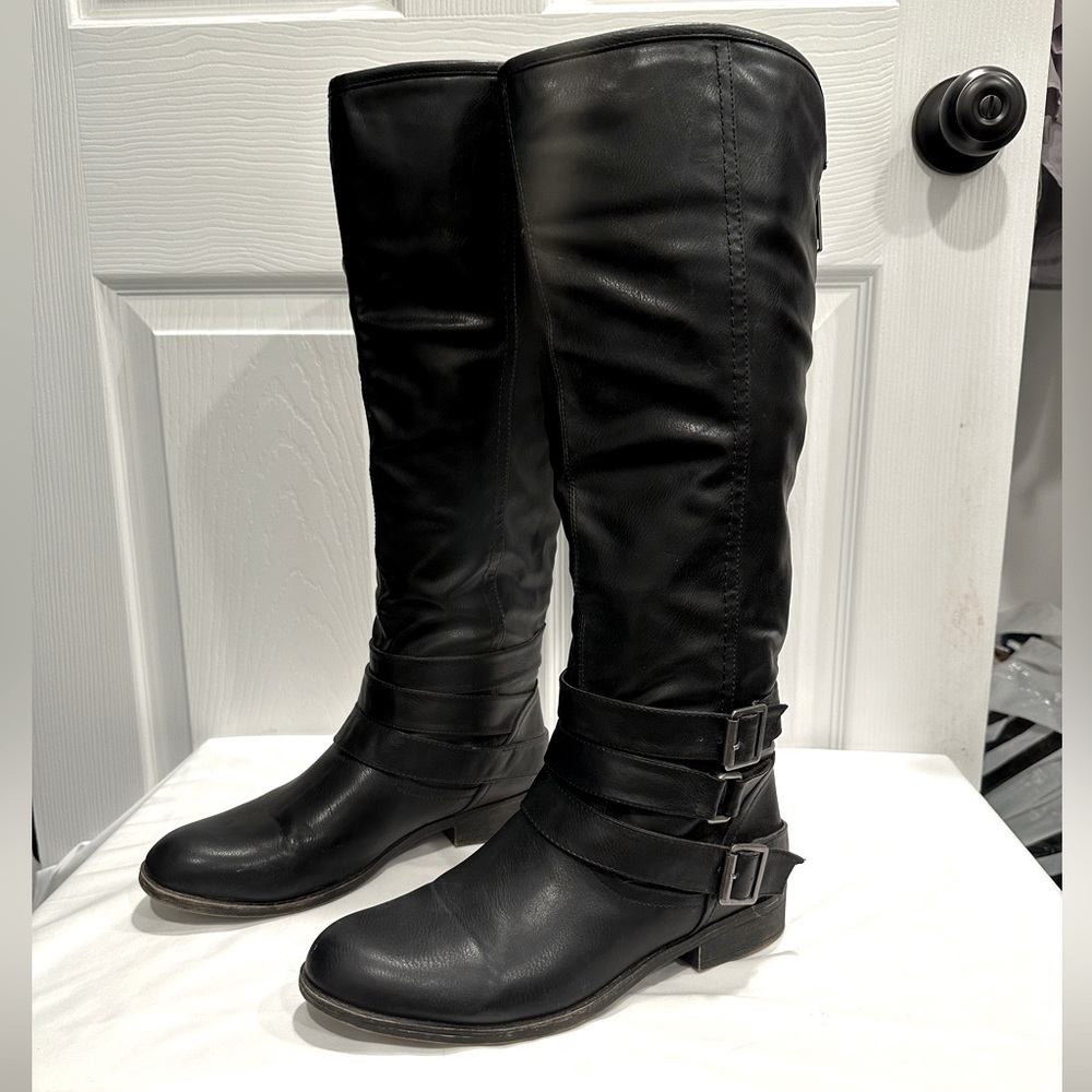 Madden Girl Campus Wide Calf Riding Boot